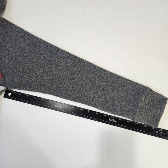 Sundry Pullover Diagonal‎ Stripe Hoodie Womens M (2) Gray French Terry Comfort - Picture 8 of 10